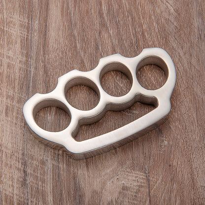 304 Stainless Steel Four Finger Knuckle Duster - Polished Classic EDC