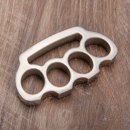 304 Stainless Steel Four Finger Knuckle Duster - Polished Classic EDC