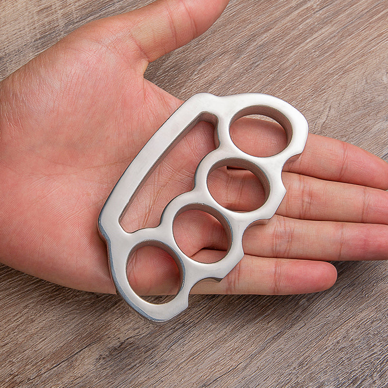 304 Stainless Steel Four Finger Knuckle Duster - Polished Classic EDC