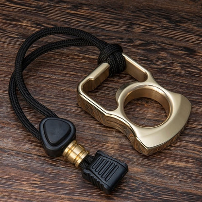 Brass Knuckles Ring | Single Finger Knuckle Duster Self Defense - Bottle Opener Tactical Knuckles