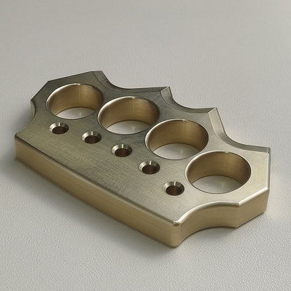 H-59 Brass Ultra-Thick 15mm Four Finger Knuckle - Premium CNC 560g