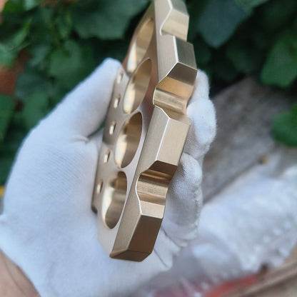 H-59 Brass Ultra-Thick 15mm Four Finger Knuckle - Premium CNC 560g