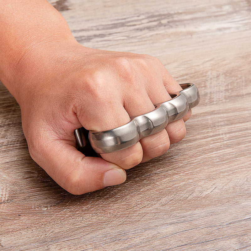 Titanium Knuckles - Lincoln Style Four Finger Stonewash Vintage Design