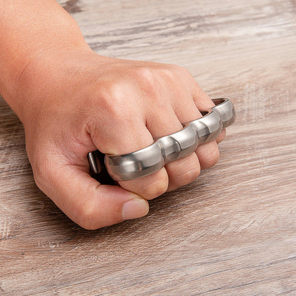 Titanium Knuckles - Lincoln Style Four Finger Stonewash Vintage Design
