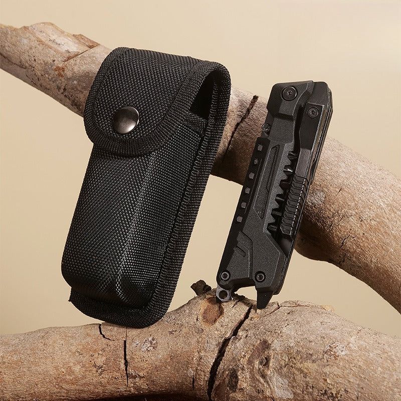 MultiVex 14-in-1 Tactical Multi-Tool EDC Knife - All-Steel Compact with 14 Essential Functions