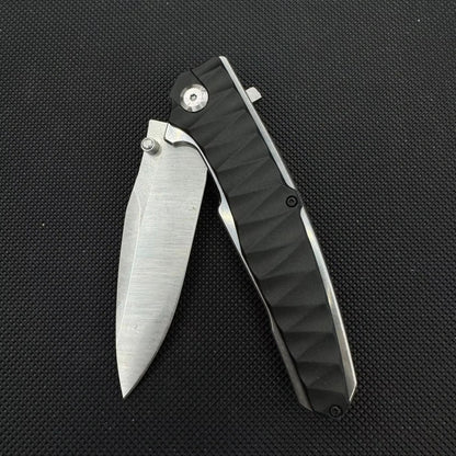 Folding Knife Stainless Steel Ergonomic Handle Compact EDC Outdoor Camping Utility