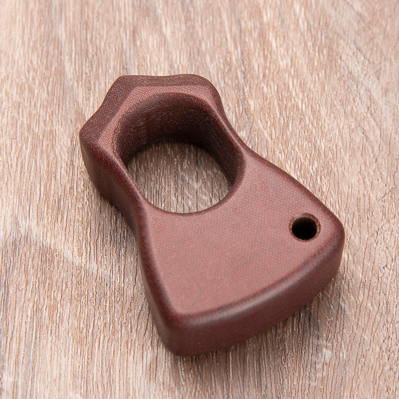Micarta Single Finger Knuckle - 21mm Ultra Thick Non-Metal Ergonomic Ring