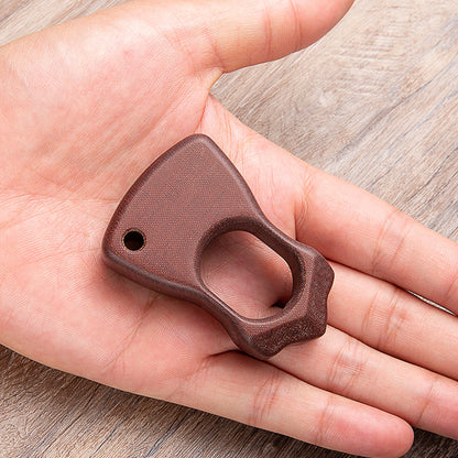 Micarta Single Finger Knuckle - 21mm Ultra Thick Non-Metal Ergonomic Ring