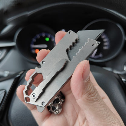 Wasp-Sting Tactical Knife | TC4 Titanium Quick-Change Blade | Multi-Tool EDC