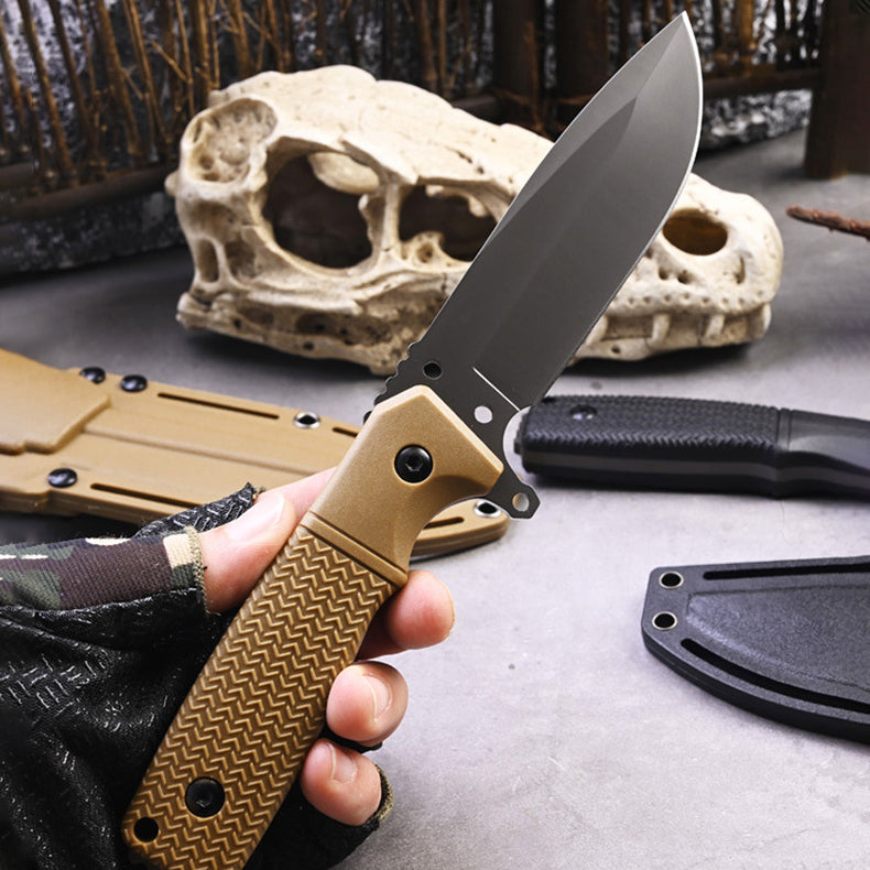 Talon Fixed Blade Tactical Survival Knife - G10 Handle & Kydex Sheath