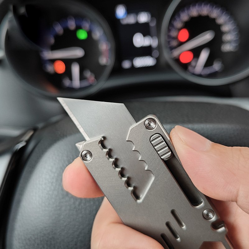 Wasp-Sting Tactical Knife | TC4 Titanium Quick-Change Blade | Multi-Tool EDC