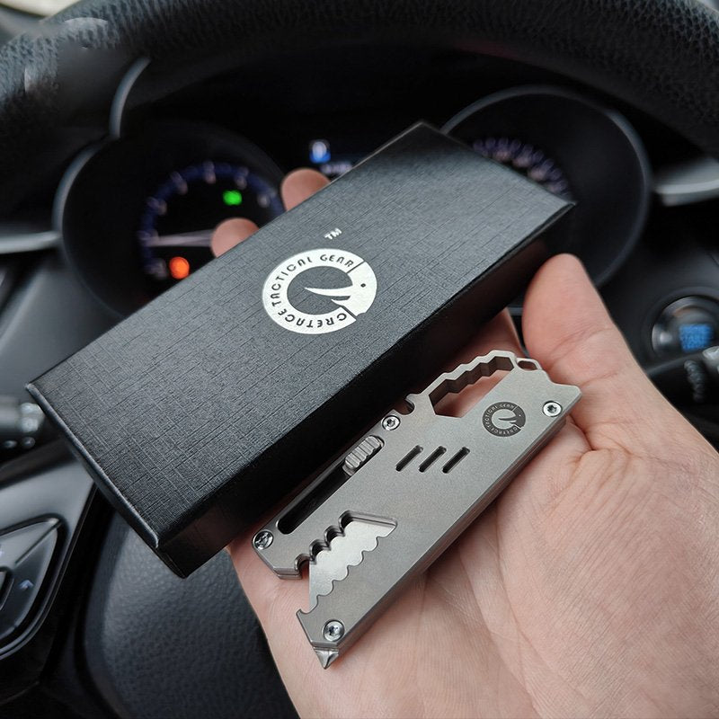 Wasp-Sting Tactical Knife | TC4 Titanium Quick-Change Blade | Multi-Tool EDC