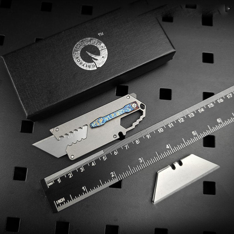 Wasp-Sting Tactical Knife | TC4 Titanium Quick-Change Blade | Multi-Tool EDC
