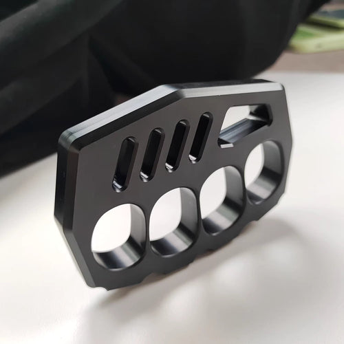 PVC Plastic Knuckles - Four Finger 14mm Ultra Thick Non-Metal Lightweight