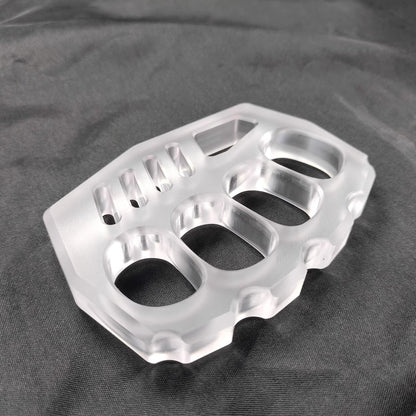 PVC Plastic Knuckles - Four Finger 14mm Ultra Thick Non-Metal Lightweight