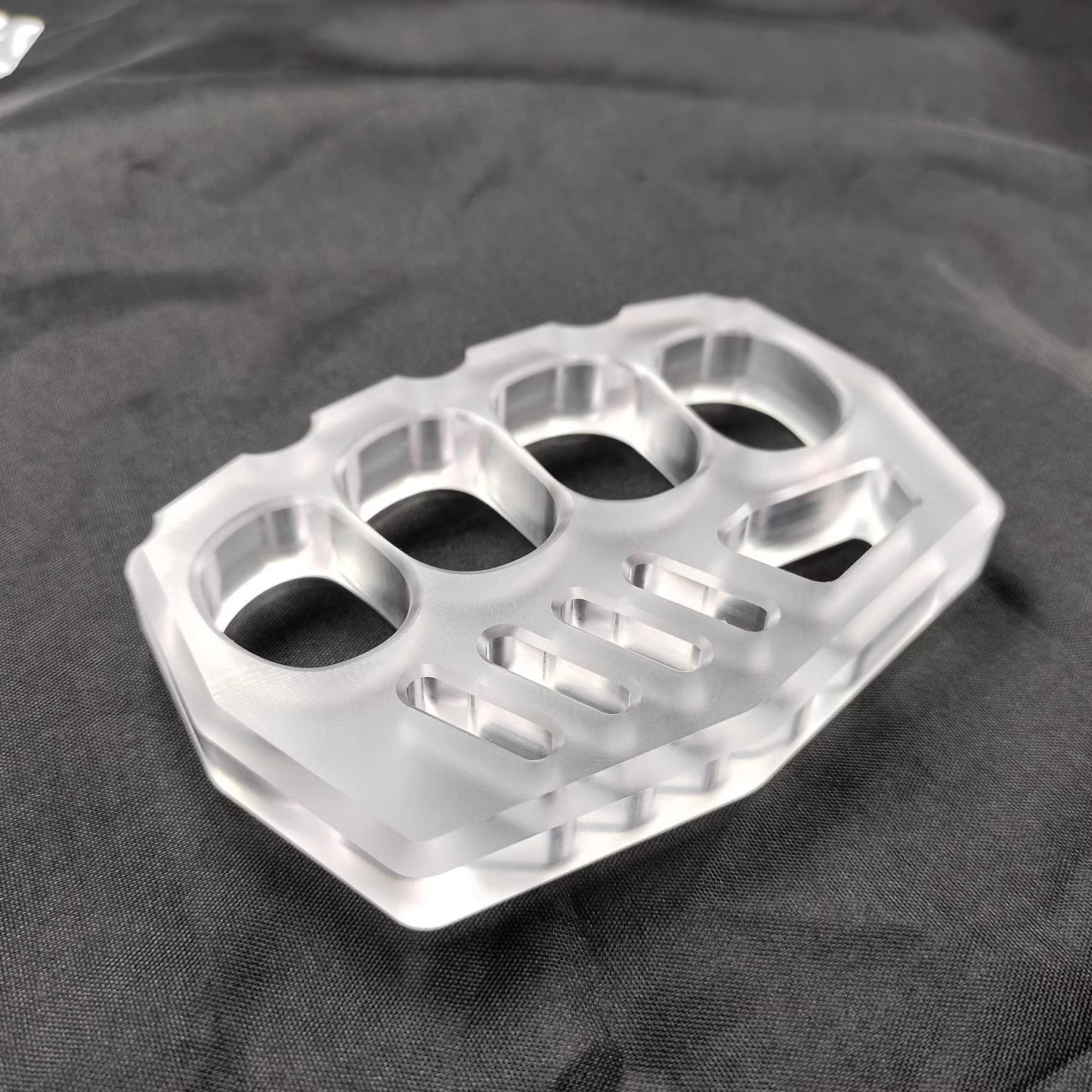PVC Plastic Knuckles - Four Finger 14mm Ultra Thick Non-Metal Lightweight