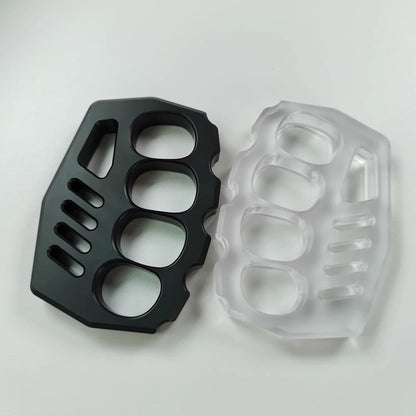 PVC Plastic Knuckles - Four Finger 14mm Ultra Thick Non-Metal Lightweight