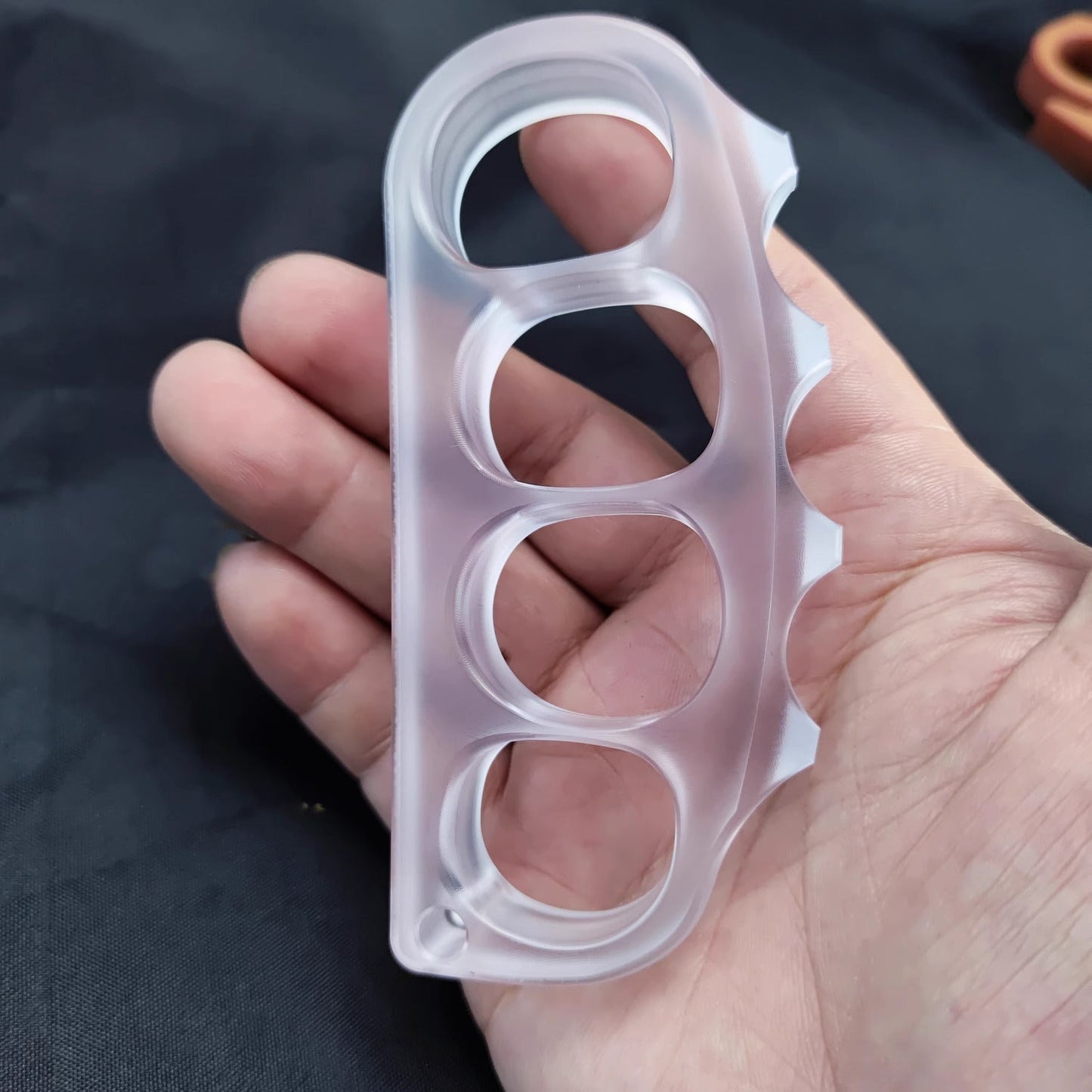 Plastic Knuckles | Pea Pod Knuckle Duster Self Defense Knuckles - Non-Metal Tactical Knuckles 30g