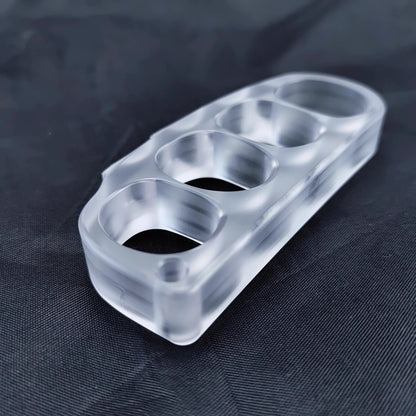 Plastic Knuckles | Pea Pod Knuckle Duster Self Defense Knuckles - Non-Metal Tactical Knuckles 30g