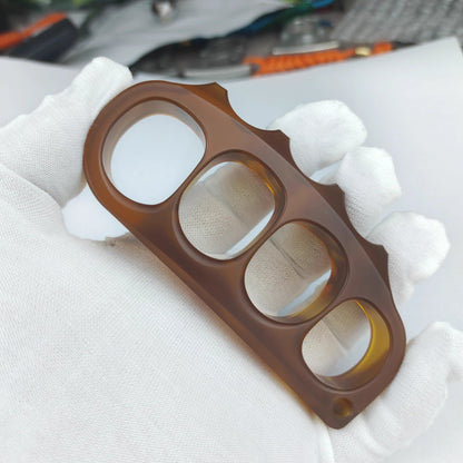 Plastic Knuckles | Pea Pod Knuckle Duster Self Defense Knuckles - Non-Metal Tactical Knuckles 30g
