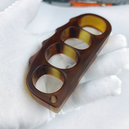 Plastic Knuckles | Pea Pod Knuckle Duster Self Defense Knuckles - Non-Metal Tactical Knuckles 30g