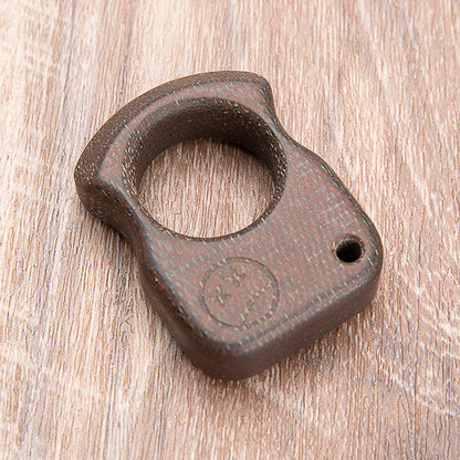 Micarta Single Finger Ring - 15mm Ultra Thick Coarse Textured Non-Metal