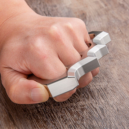 Brass Knuckles | Spiked Knuckle Duster Self Defense Knuckles - 304 Steel