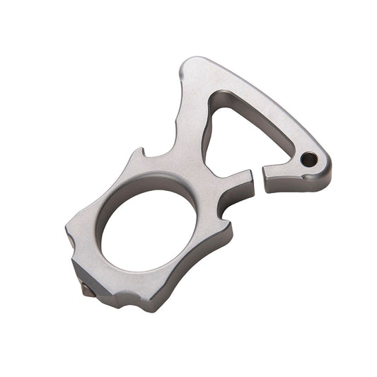 Stainless Steel Single Finger Ring - 10mm Thick Bottle Opener Detachable Tip