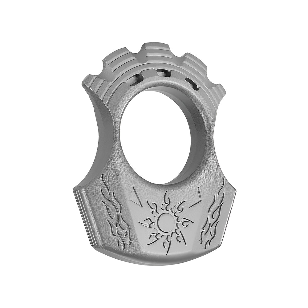 Zinc Alloy Apollo Sun God Single Finger Knuckle - Greek Mythology Engraved EDC