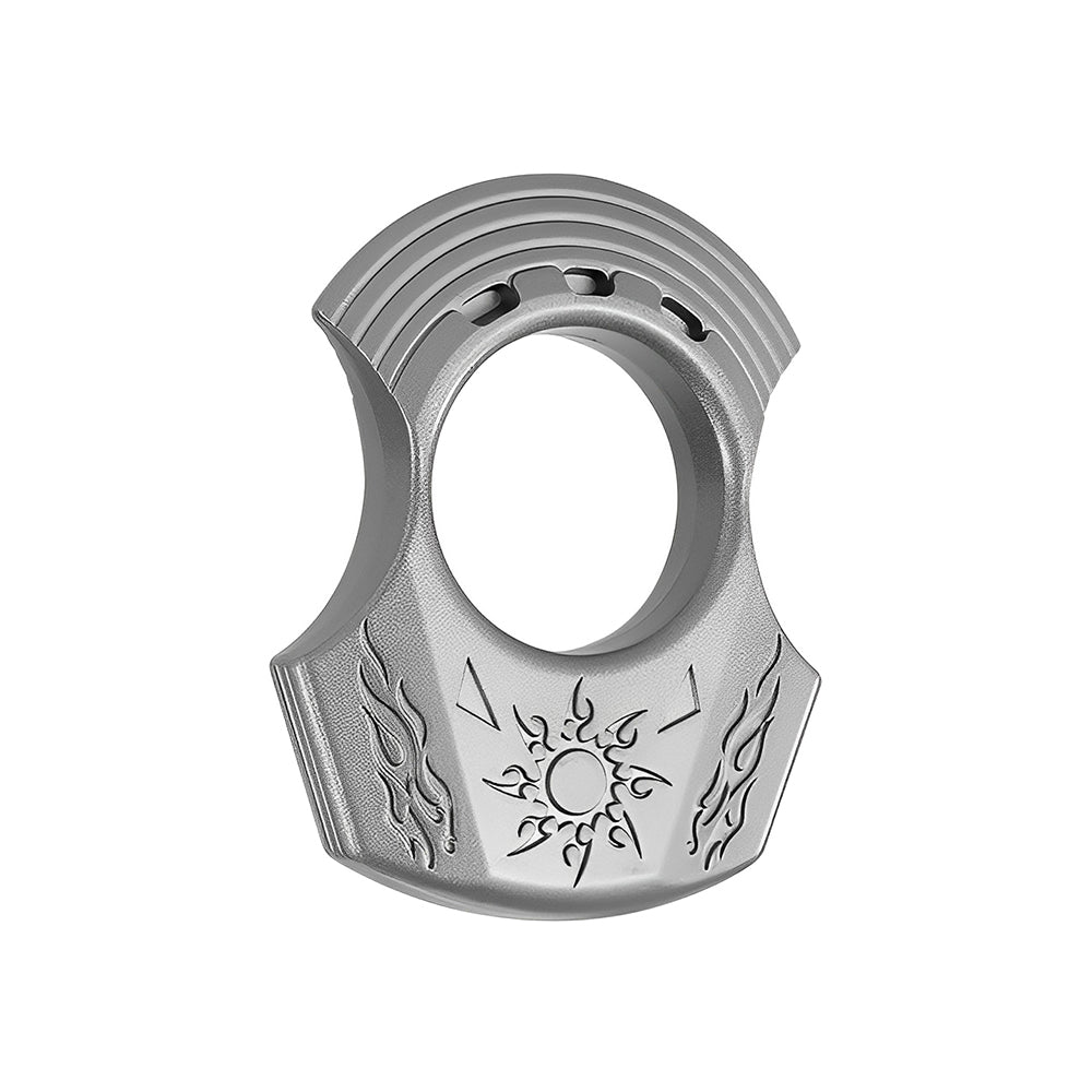 Zinc Alloy Apollo Sun God Single Finger Knuckle - Greek Mythology Engraved EDC