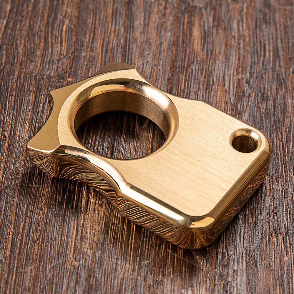 Brass Knuckles – H-59 Spiked Self Defense Ring 12mm Ultra-Thick EDC