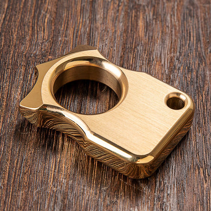 Brass Knuckles – H-59 Spiked Self Defense Ring 12mm Ultra-Thick EDC