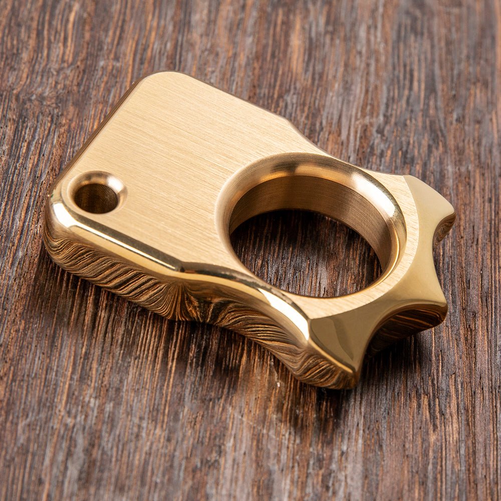 Brass Knuckles – H-59 Spiked Self Defense Ring 12mm Ultra-Thick EDC