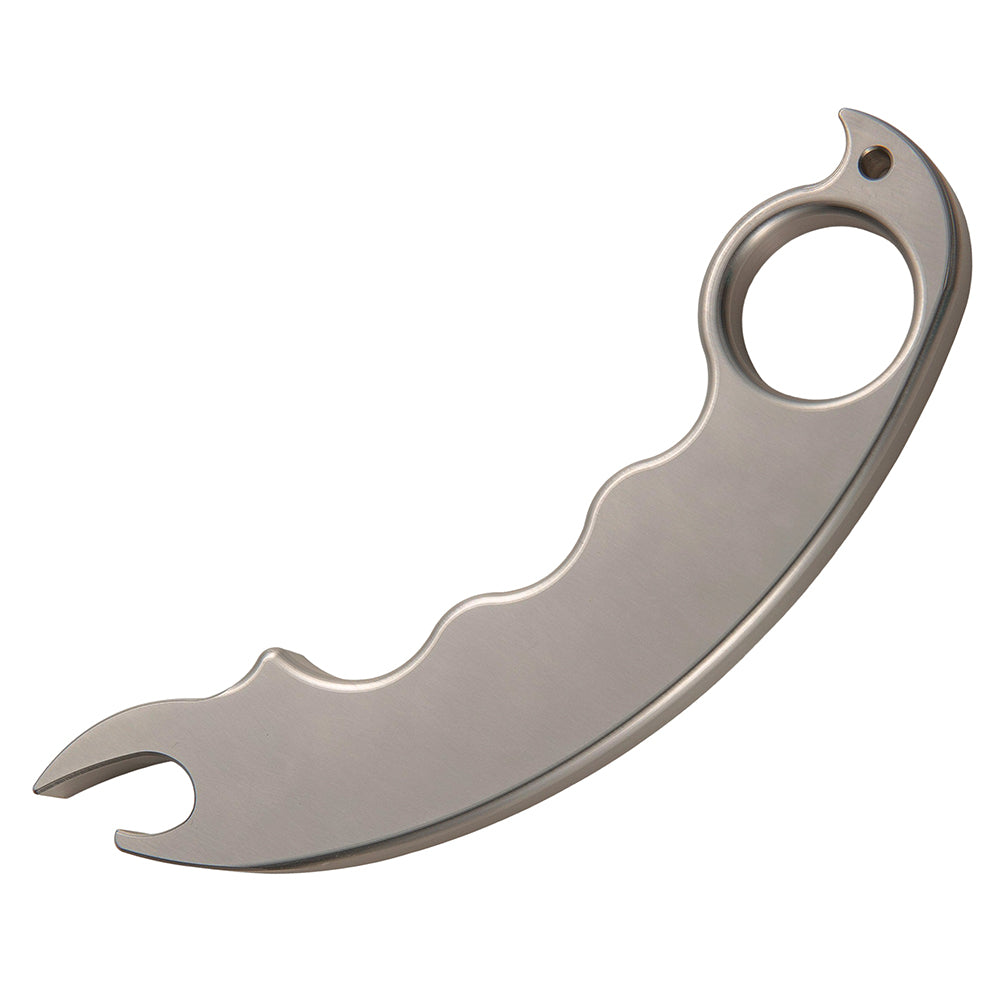 Brass Knuckles – 304 Steel Four Finger Bottle Opener Kubotan Multi-Tool EDC