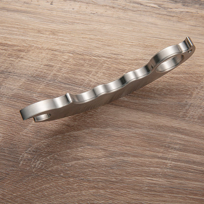 Brass Knuckles – 304 Steel Four Finger Bottle Opener Kubotan Multi-Tool EDC