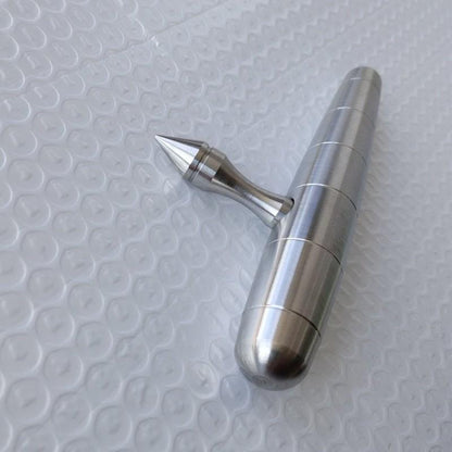 304 Stainless Steel Baby Tonfa Kubotan - Detachable 60mm Spike Keychain Heavy