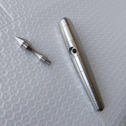 304 Stainless Steel Baby Tonfa Kubotan - Detachable 60mm Spike Keychain Heavy