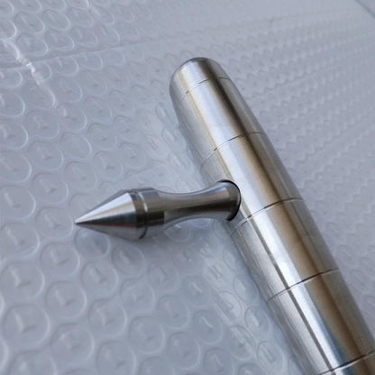 304 Stainless Steel Baby Tonfa Kubotan - Detachable 60mm Spike Keychain Heavy