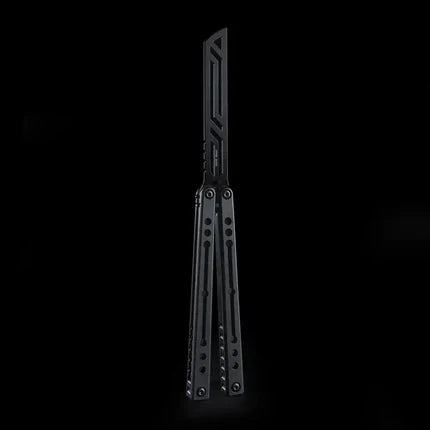 Nautilus V2 Balisong Trainer - Armed Shark 7075 Aluminum G10 Carbon Fiber Butterfly Knife