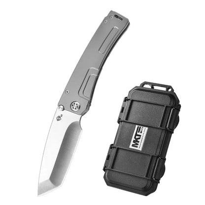 Tactical Knife D2 Steel Razor Style Knife 440C Handle Heavy Duty EDC Knife Collector Knife