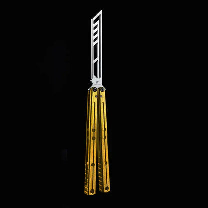 Balisong Trainer Krake Raken V3 - Armed Shark Butterfly Knife 7075 Aluminum 36 Colors