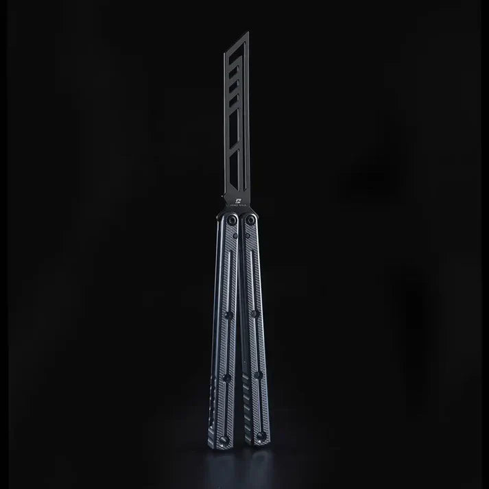 Balisong Trainer Krake Raken V3 - Armed Shark Butterfly Knife 7075 Aluminum 36 Colors
