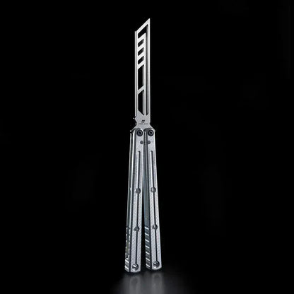 Balisong Trainer Krake Raken V3 - Armed Shark Butterfly Knife 7075 Aluminum 36 Colors