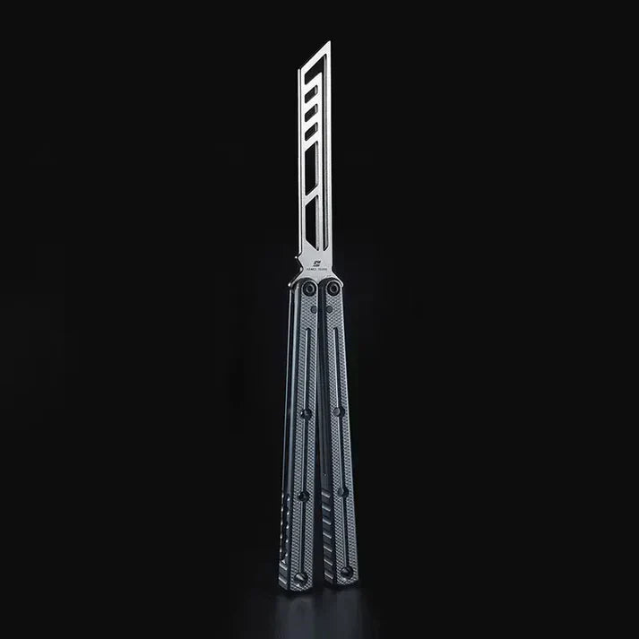 Balisong Trainer Krake Raken V3 - Armed Shark Butterfly Knife 7075 Aluminum 36 Colors