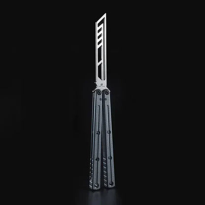 Balisong Trainer Krake Raken V3 - Armed Shark Butterfly Knife 7075 Aluminum 36 Colors