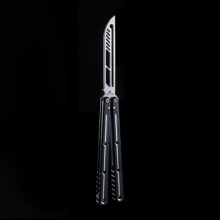 Balisong Trainer Krake Raken V3 - Armed Shark Butterfly Knife 7075 Aluminum 36 Colors