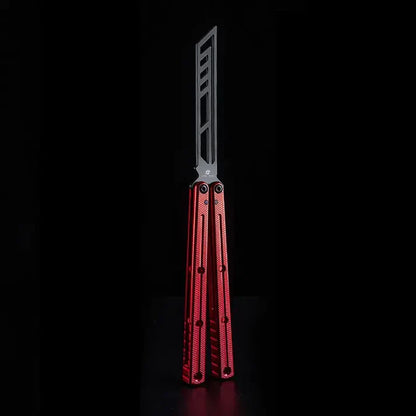 Balisong Trainer Krake Raken V3 - Armed Shark Butterfly Knife 7075 Aluminum 36 Colors