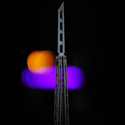 Armed Shark Prism Balisong Trainer - 5Cr15 Steel Butterfly Trainer Knife