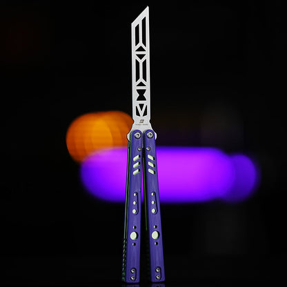 Balisong Trainer Butterfly Knife - Armed Shark REP V2 G10 Handle Flipper