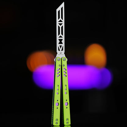 Balisong Trainer Butterfly Knife - Armed Shark REP V2 G10 Handle Flipper